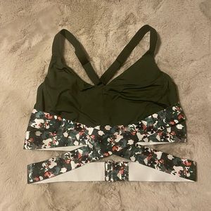 Adore Me Maven wrap sports bra size L med impact